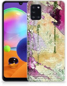 B2Ctelecom Siliconen Hoesje Samsung Galaxy A31 GSM Hoesje Customize Schilderij