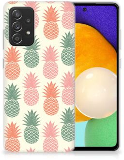 B2Ctelecom Siliconen Hoesje Samsung Galaxy A52 (5G/4G) GSM Hoesje Ananas