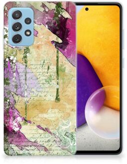 B2Ctelecom Siliconen Hoesje Samsung Galaxy A72 GSM Hoesje Customize Schilderij