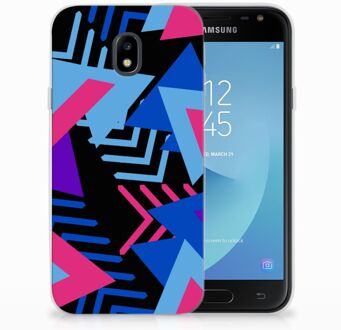 B2Ctelecom Siliconen Hoesje Samsung Galaxy J3 2017 Design Funky Triangle