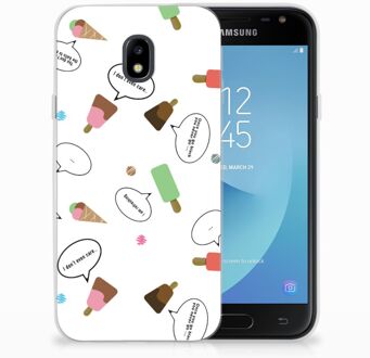 B2Ctelecom Siliconen Hoesje Samsung Galaxy J3 2017 Design IJsjes