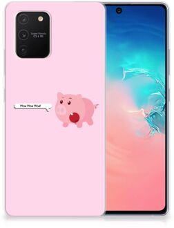 B2Ctelecom Siliconen Hoesje Samsung Galaxy S10 Lite GSM Hoesje Pig Mud