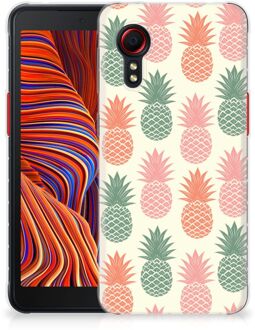 B2Ctelecom Siliconen Hoesje Samsung Galaxy Xcover 5 GSM Hoesje Ananas