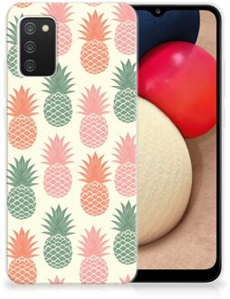 B2Ctelecom Siliconen Hoesje Samsung M02s | Samsung Galaxy A02s GSM Hoesje Ananas