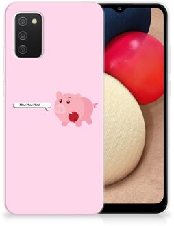 B2Ctelecom Siliconen Hoesje Samsung M02s | Samsung Galaxy A02s GSM Hoesje Pig Mud