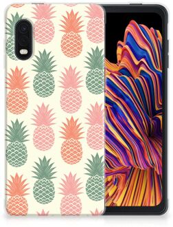 B2Ctelecom Siliconen Hoesje Samsung Xcover Pro GSM Hoesje Ananas