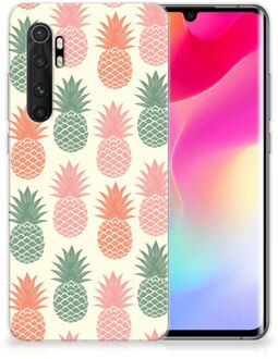 B2Ctelecom Siliconen Hoesje Xiaomi Mi Note 10 Lite GSM Hoesje Ananas