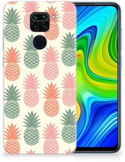 B2Ctelecom Siliconen Hoesje Xiaomi Redmi Note9 GSM Hoesje Ananas