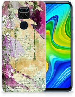 B2Ctelecom Siliconen Hoesje Xiaomi Redmi Note9 GSM Hoesje Customize Schilderij