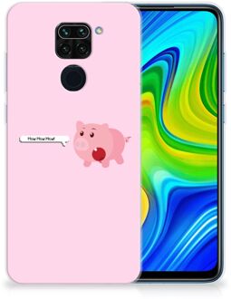 B2Ctelecom Siliconen Hoesje Xiaomi Redmi Note9 GSM Hoesje Pig Mud