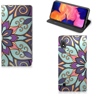 B2Ctelecom Smart Case Samsung Galaxy A10 Purple Flower