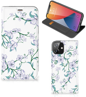 B2Ctelecom Smart Cover iPhone 12 | iPhone 12 Pro Telefoonhoesje Blossom White