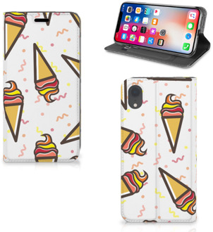 B2Ctelecom Smart Cover iPhone Xr Design Icecream