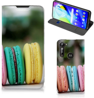 B2Ctelecom Smart Cover Maken Motorola Moto G8 Power GSM Hoesje Macarons