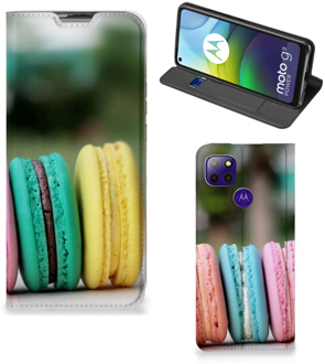 B2Ctelecom Smart Cover Maken Motorola Moto G9 Power GSM Hoesje Macarons