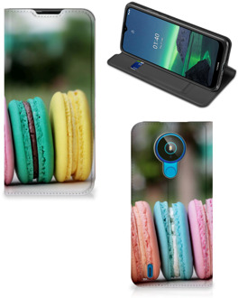 B2Ctelecom Smart Cover Maken Nokia 1.4 GSM Hoesje Macarons