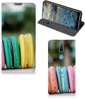 B2Ctelecom Smart Cover Maken Nokia 2.4 GSM Hoesje Macarons