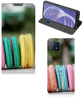 B2Ctelecom Smart Cover Maken OPPO A73 5G GSM Hoesje Macarons