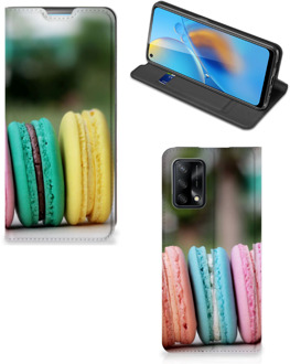 B2Ctelecom Smart Cover Maken OPPO A74 4G GSM Hoesje Macarons