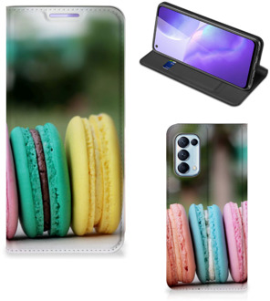 B2Ctelecom Smart Cover Maken OPPO Find X3 Lite GSM Hoesje Macarons