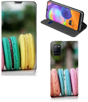 B2Ctelecom Smart Cover Maken Samsung Galaxy A31 GSM Hoesje Macarons