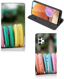 B2Ctelecom Smart Cover Maken Samsung Galaxy A32 4G GSM Hoesje Macarons