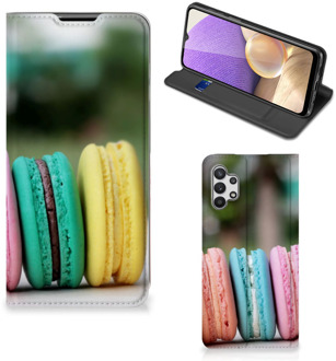 B2Ctelecom Smart Cover Maken Samsung Galaxy A32 5G GSM Hoesje Macarons