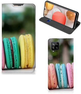 B2Ctelecom Smart Cover Maken Samsung Galaxy A42 GSM Hoesje Macarons