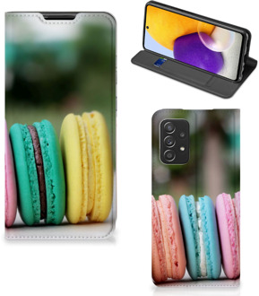 B2Ctelecom Smart Cover Maken Samsung Galaxy A72 (5G/4G) GSM Hoesje Macarons