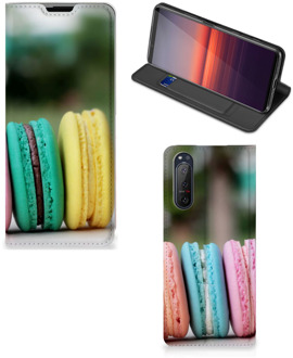 B2Ctelecom Smart Cover Maken Sony Xperia 5 II GSM Hoesje Macarons