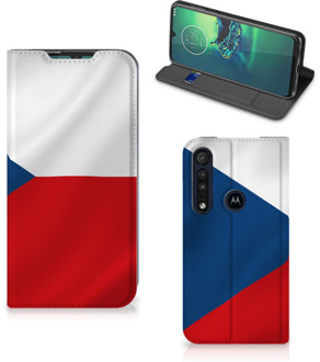 B2Ctelecom Smart Cover Motorola G8 Plus Smart Cover Tsjechische Vlag