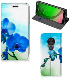 B2Ctelecom Smart Cover Motorola Moto G7 Play Orchidee Blauw