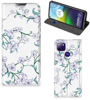 B2Ctelecom Smart Cover Motorola Moto G9 Power Telefoonhoesje Blossom White