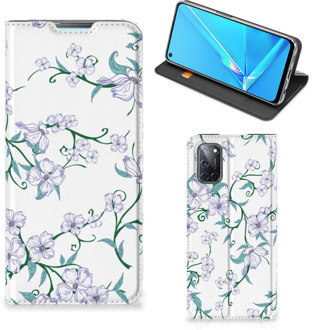 B2Ctelecom Smart Cover OPPO A52 | A72 Telefoonhoesje Blossom White