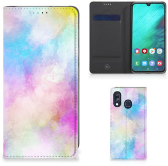 B2Ctelecom Smart Cover Samsung A40 Watercolor Light