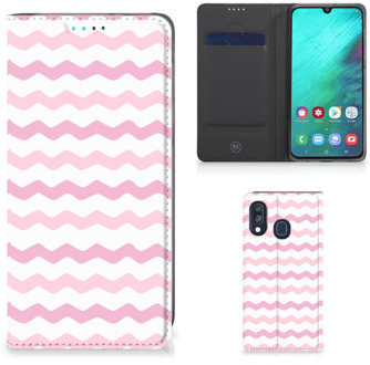 B2Ctelecom Smart Cover Samsung A40 Waves Roze