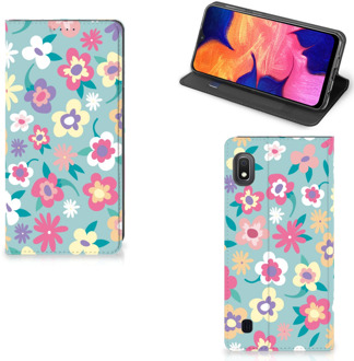 B2Ctelecom Smart Cover Samsung Galaxy A10 Flower Power