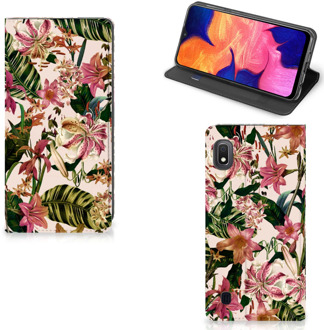 B2Ctelecom Smart Cover Samsung Galaxy A10 Flowers