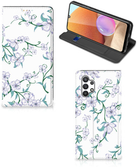 B2Ctelecom Smart Cover Samsung Galaxy A32 4G Telefoonhoesje Blossom White