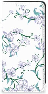 B2Ctelecom Smart Cover Samsung Galaxy A41 Telefoonhoesje Blossom White