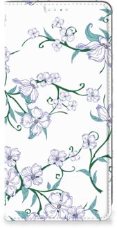 B2Ctelecom Smart Cover Samsung Galaxy A71 Telefoonhoesje Blossom White