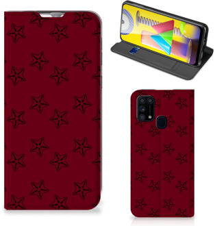 B2Ctelecom Smart Cover Samsung Galaxy M31 Smartphone Hoesje Sterren