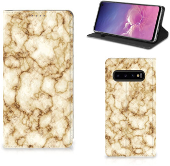 B2Ctelecom Smart Cover Samsung Galaxy S10 Marmer Goud