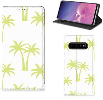 B2Ctelecom Smart Cover Samsung S10 Palmtrees