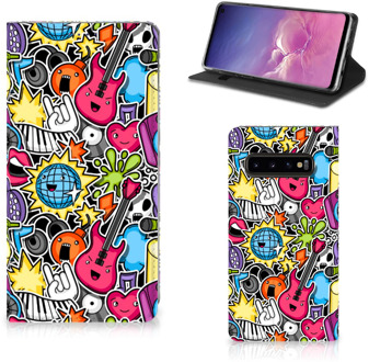 B2Ctelecom Smart Cover Samsung S10 Punk Rock