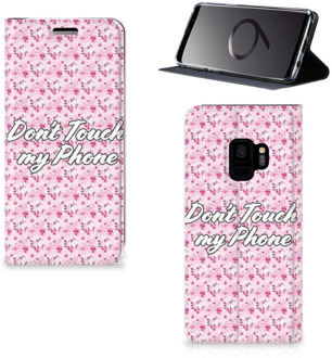 B2Ctelecom Smart cover Samsung S9 Flowers Pink DTMP