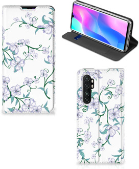 B2Ctelecom Smart Cover Xiaomi Mi Note 10 Lite Telefoonhoesje Blossom White