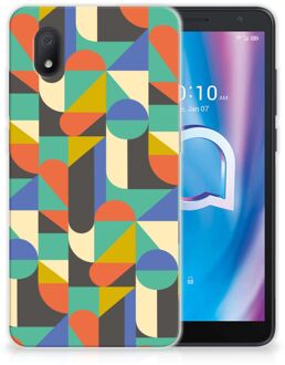 B2Ctelecom Smartphone hoesje Alcatel 1B (2020) Backcase Siliconen Hoesje Funky Retro