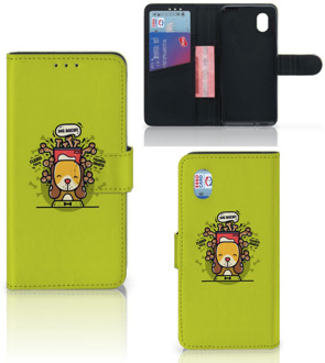 B2Ctelecom Smartphone Hoesje Alcatel 1B (2020) Flipcover Doggy Biscuit