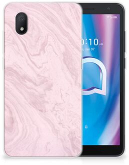 B2Ctelecom Smartphone hoesje Alcatel 1B (2020) Leuk Hoesje Marble Pink